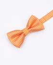 Orange Fliege mit Punkten für Kinder aus Polyester | Louis - Unipap's
