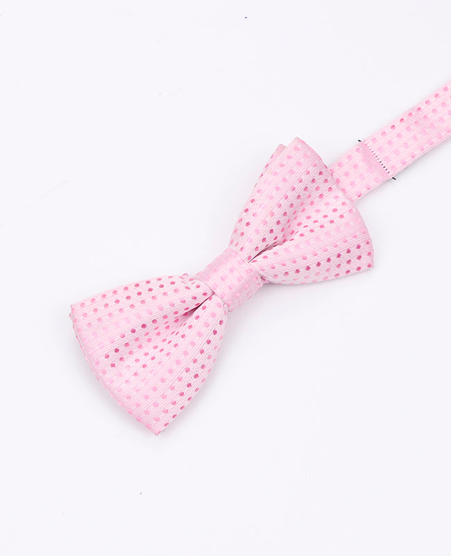 Fliege Rosa Nr. 3 mit Punkten Kinder aus Polyester | Louis - Unipap's
