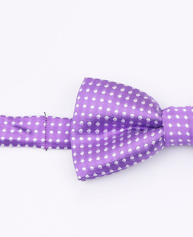 Violette Fliege n°1 mit Punkten für Kinder aus Polyester | Louis - Unipap's