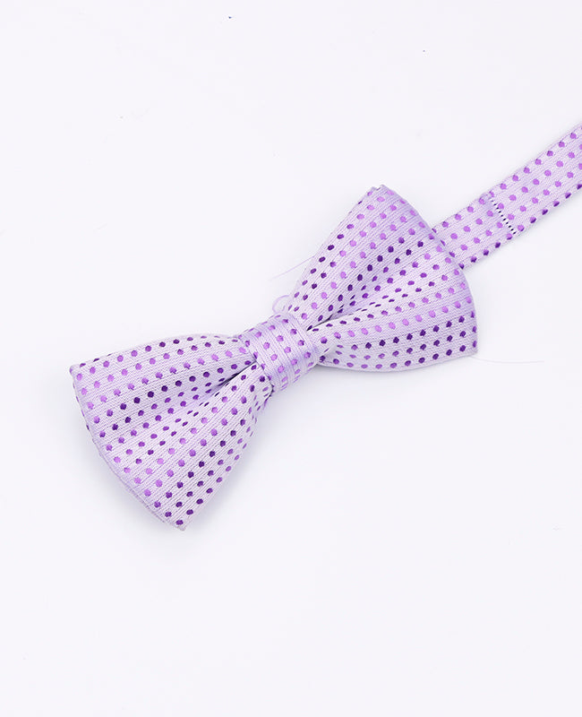 Fliege Violett n°2 mit Punkten Kinder aus Polyester | Louis - Unipap's