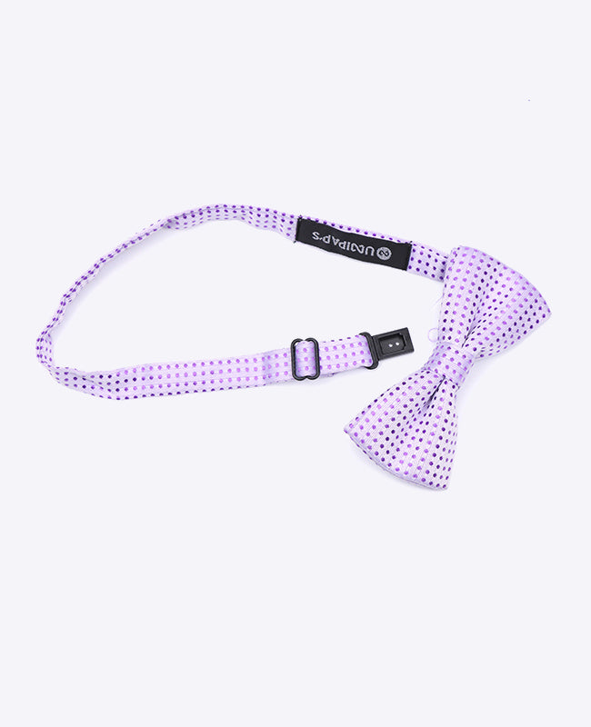 Violette Fliege n°2 mit Punkten für Kinder aus Polyester | Louis - Unipap's