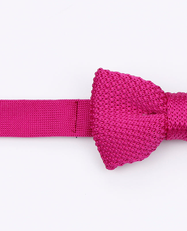 Fliege Rosa n°1 Kinder aus Strick «Léon»