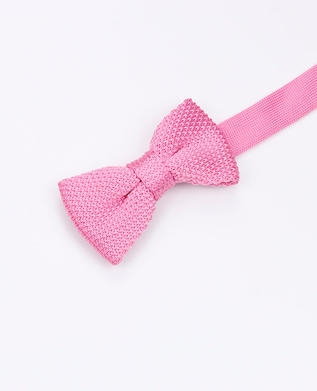 Fliege Rosa n°2 Kinder aus Strick «Léon»