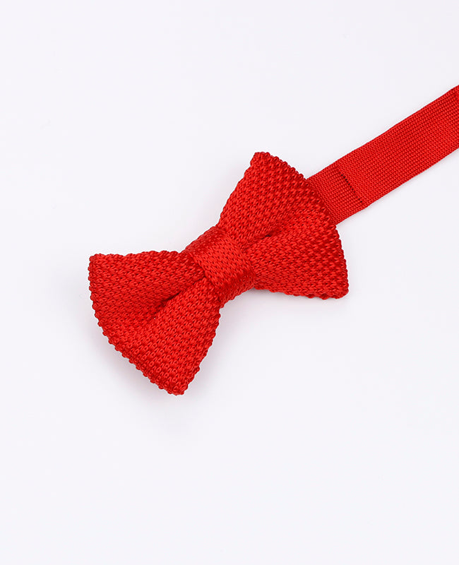 Fliege Rot n°2 Kinder aus Strick «Léon»