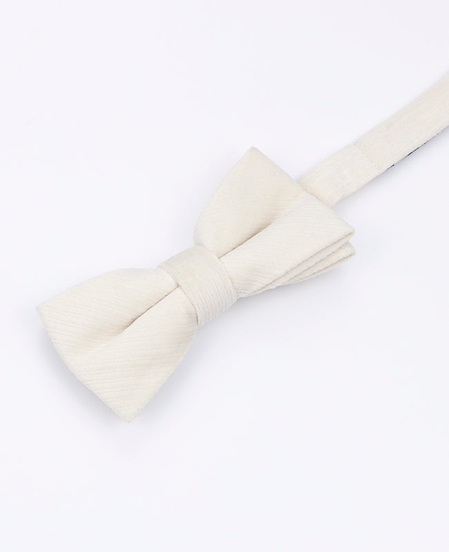 Weiße Kinder-Fliege aus Samt | Marius - Unipap's