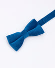 Fliege Blau n°2 Kinder aus Samt «Marius»