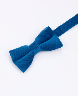 Fliege Blau n°2 Kinder aus Samt «Marius»