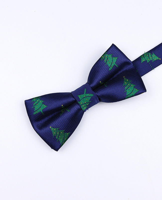 Weihnachts-Fliege Blau Nr. 1 Kinder aus Polyester «Christmas»