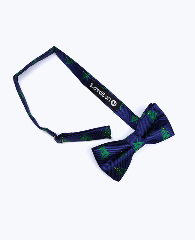 Weihnachts-Fliege Blau Nr. 1 Kinder aus Polyester «Christmas»