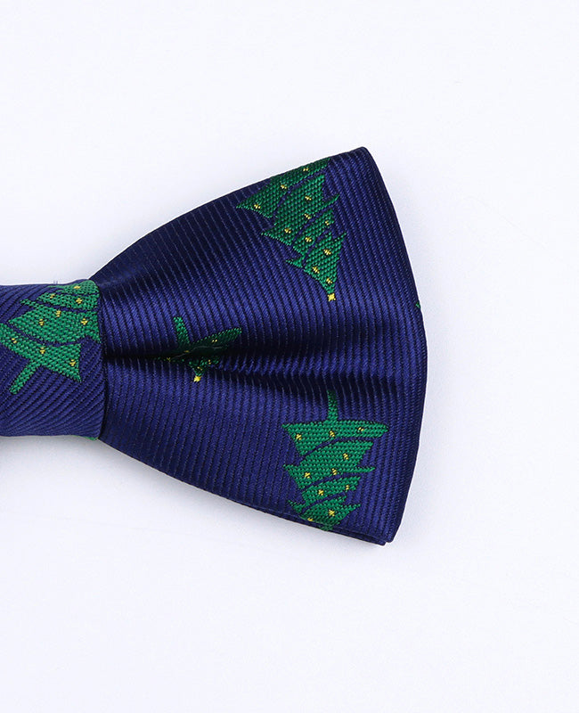 Weihnachts-Fliege Blau Nr. 1 Kinder aus Polyester «Christmas»