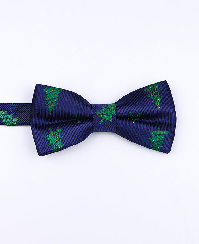 Weihnachts-Fliege Blau Nr. 1 Kinder aus Polyester «Christmas»