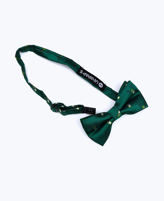 Weihnachtsfliege Grün Nr. 2 Kinder aus Polyester «Christmas»