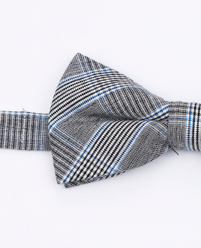 Fliege Tartan Grau n°1 Herren aus Baumwolle | Marcel - Unipap's