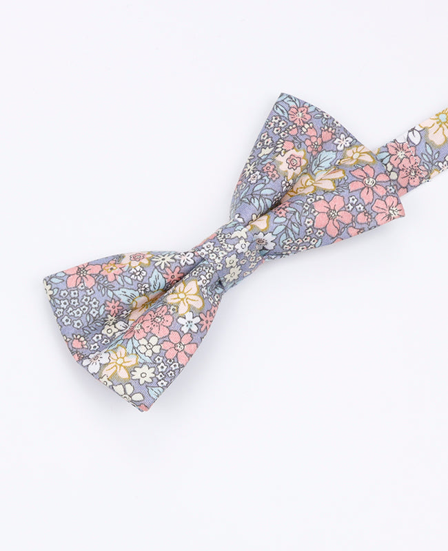 Noeud Papillon Liberty Gris n°2 Homme en Coton | Gaspard - Unipap's