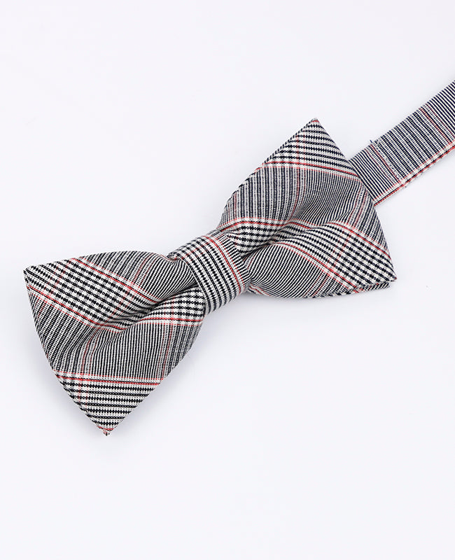 Fliege Tartan Grau n°2 Herren aus Baumwolle | Marcel - Unipap's