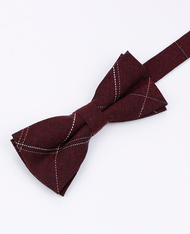 Fliege Tartan Rot Herren aus Baumwolle | Marcel - Unipap's