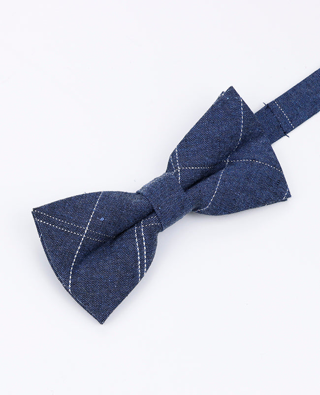 Noeud Papillon Tartan Bleu Homme en Coton | Marcel - Unipap's