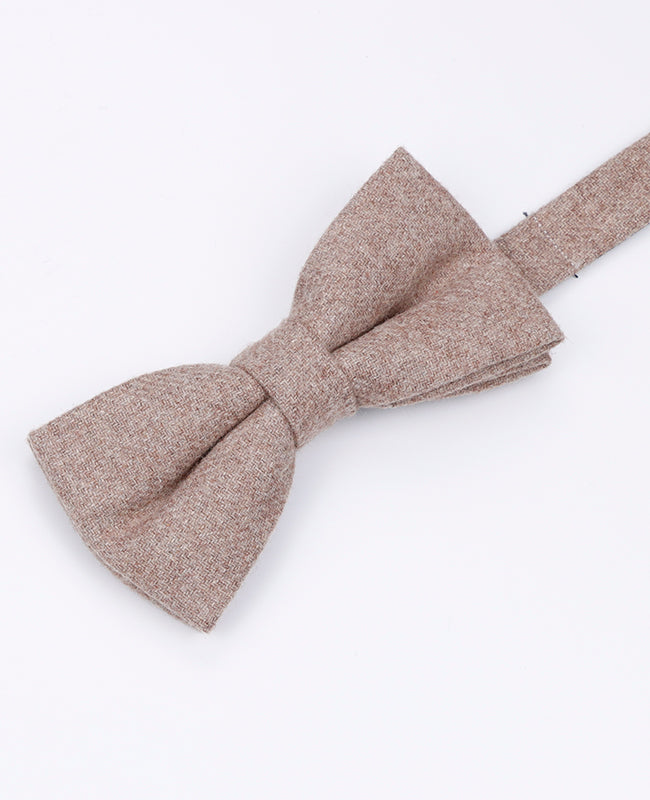 Fliege Beige n°1 Herr aus Wolle 