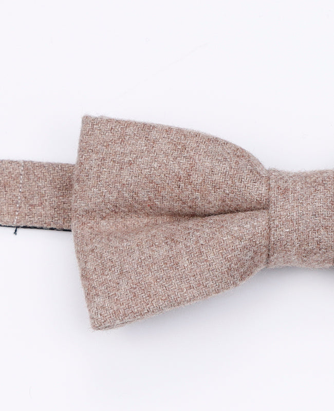Fliege Beige n°1 Herr aus Wolle 