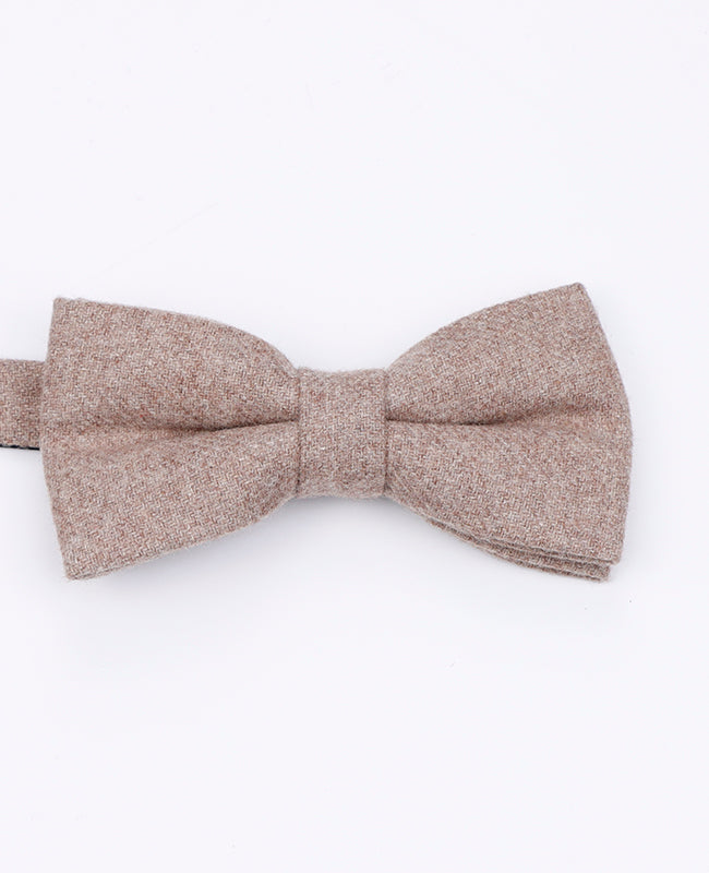 Fliege Beige n°1 Herr aus Wolle 