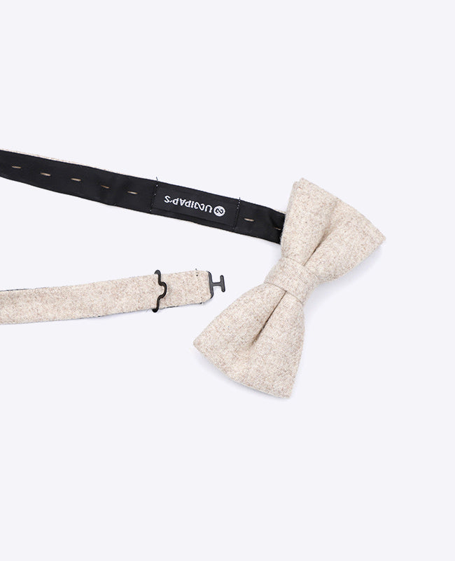 Fliege Beige n°2 Herren aus Wolle | Claude - Unipap's