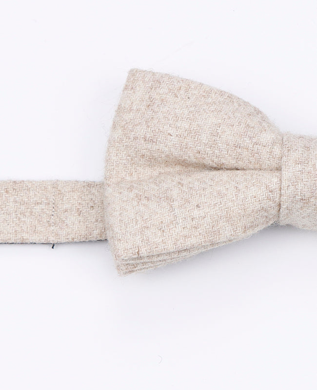 Fliege Beige n°2 Herren aus Wolle | Claude - Unipap's