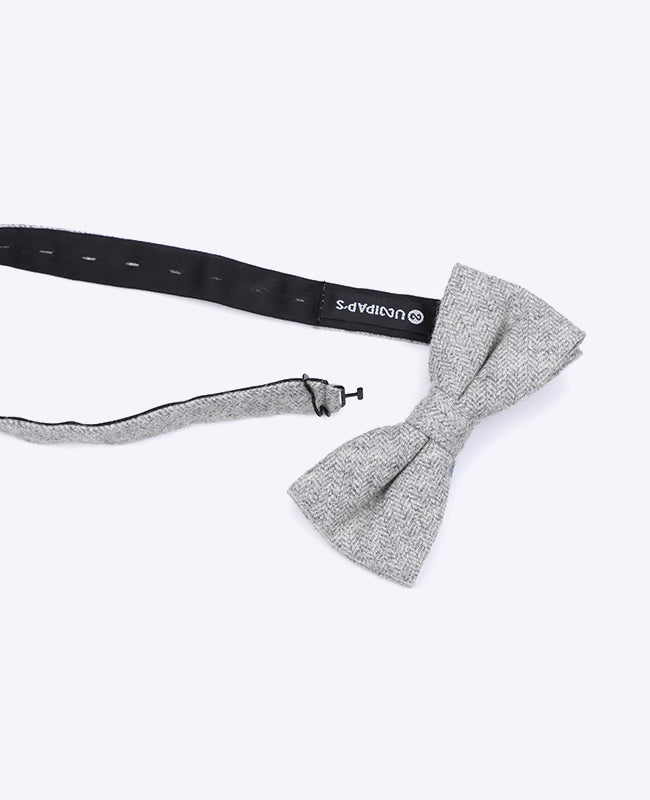 Fliege Grau n°1 Herren Wolle | Claude - Unipap's