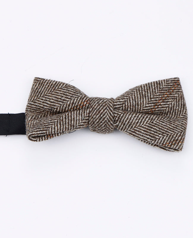 Fliege Tartan Grau n°3 Herren Wolle | Norbert - Unipap's