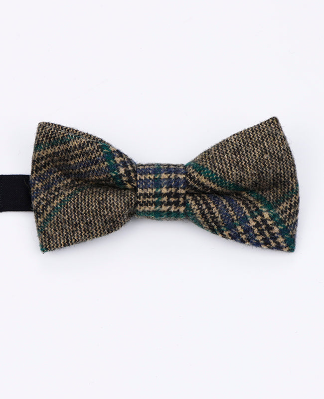 Fliege Tartan Grau n°5 Herren Wolle | Norbert - Unipap's