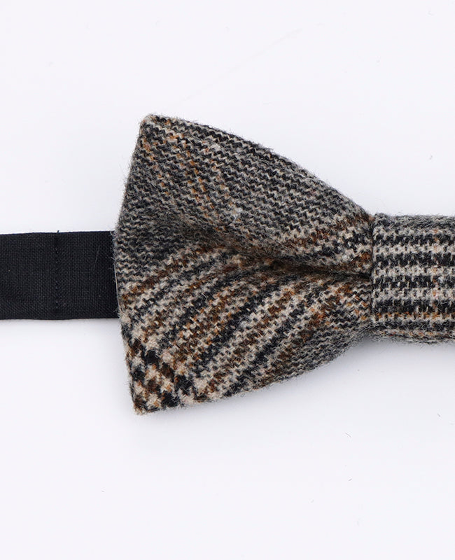Fliege Tartan Grau Nr. 6 Herren aus Wolle | Norbert - Unipap's