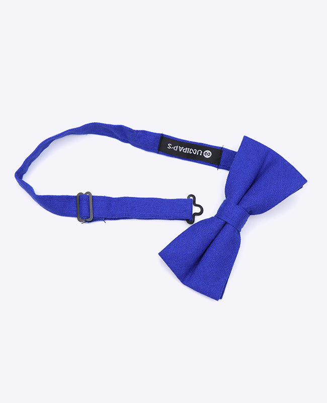 Fliege Blau n°4 Herren Leinen | Basile - Unipap's
