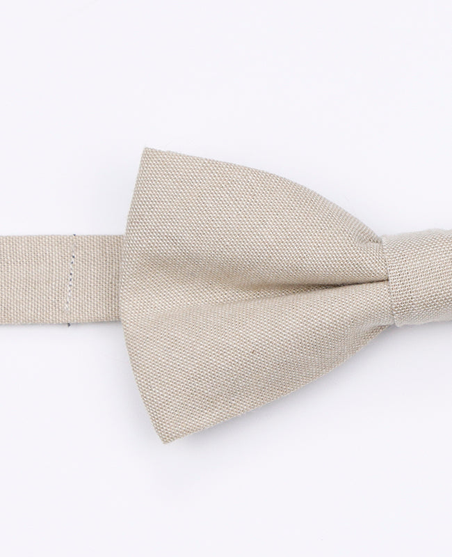 Fliege Beige Herren aus Baumwolle «Edgard»