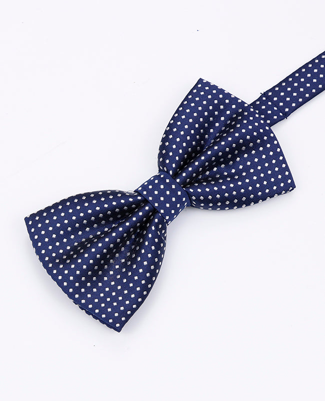 Blaue Fliege Nr. 1 mit Punkten für Herren aus Polyester | Louis - Unipap's