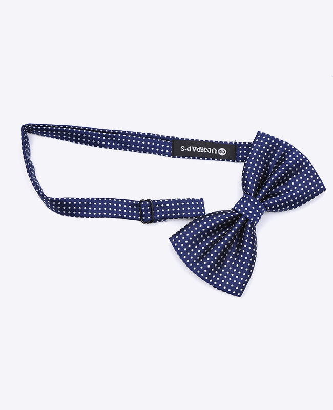 Fliege Blau n°1 mit Punkten Herren aus Polyester | Louis - Unipap's
