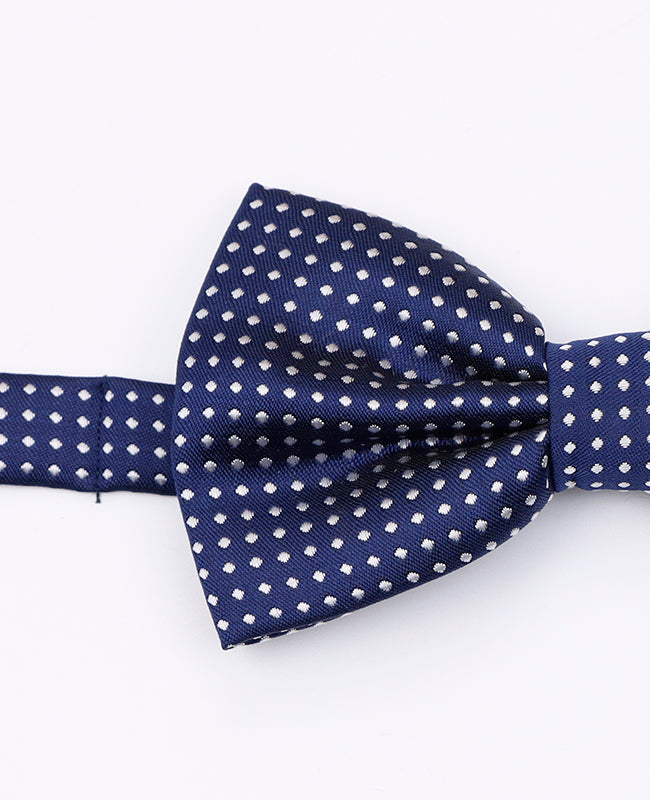 Fliege Blau n°1 mit Punkten Herren aus Polyester | Louis - Unipap's