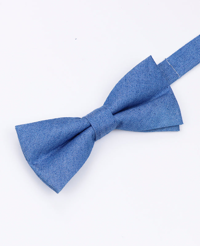 Fliege Blau Nr. 5 für Herren aus Baumwolle «Edgard»