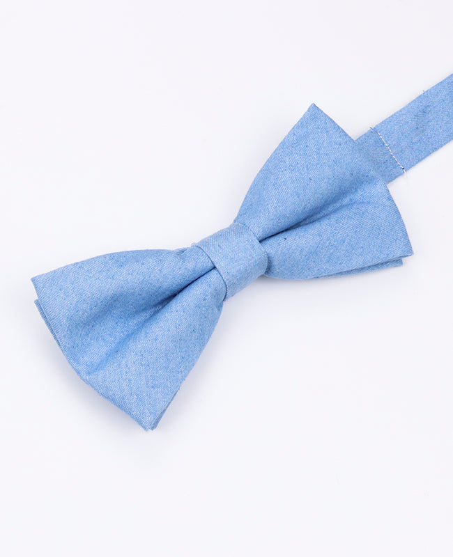 Fliege Blau Nr. 6 für Herren aus Baumwolle «Edgard»