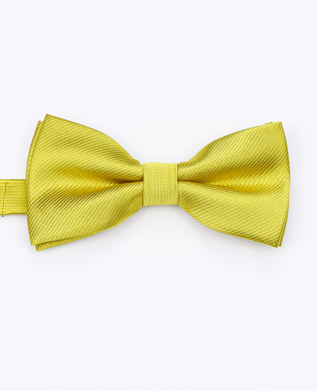 Noeud Papillon Jaune n°2 Homme en Polyester | Lucien - Unipap's