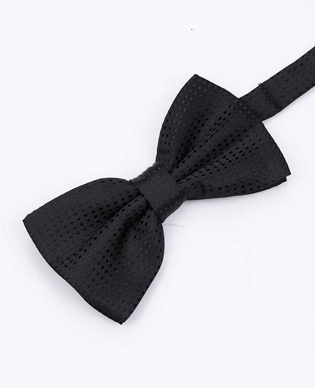 Schwarze Fliege mit Punkten für Herren aus Polyester | Louis - Unipap's