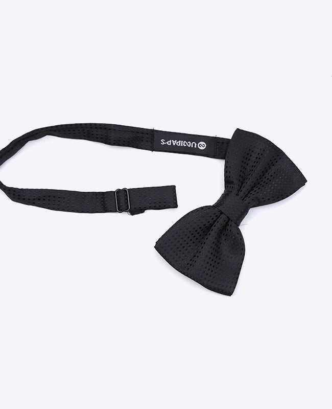 Schwarze Fliege mit Punkten für Herren aus Polyester | Louis - Unipap's