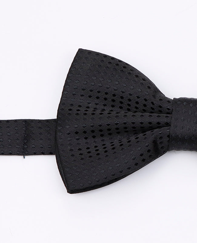 Schwarze Fliege mit Punkten für Herren aus Polyester | Louis - Unipap's