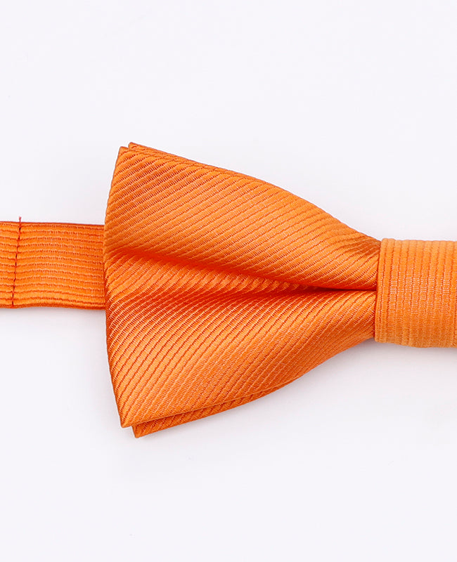 Noeud Papillon Orange Homme en Polyester | Lucien - Unipap's