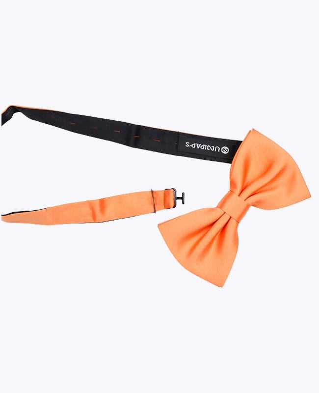 Noeud Papillon Orange n°2 Homme en Polyester «Anatole»