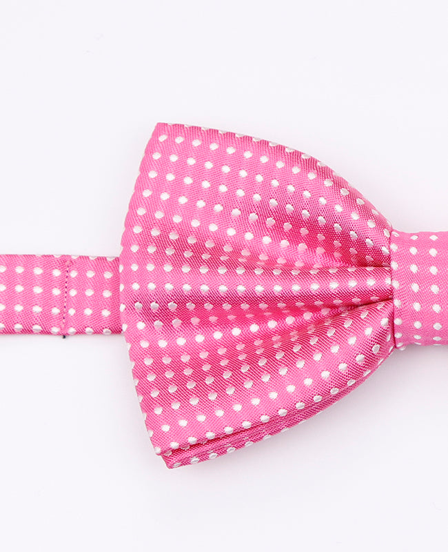 Rosa Fliege mit Punkten für Herren aus Polyester | Louis - Unipap's