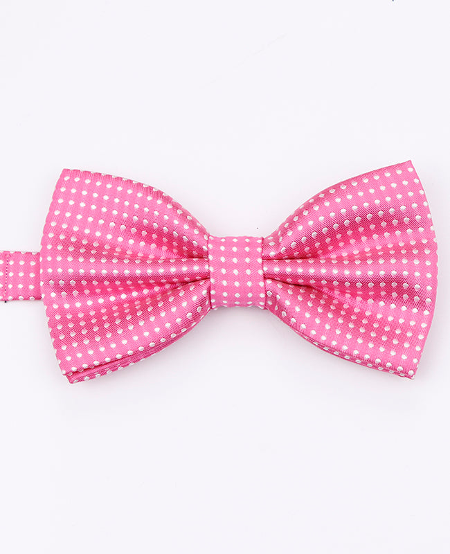Rosa Fliege n°2 mit Punkten für Herren aus Polyester | Louis - Unipap's