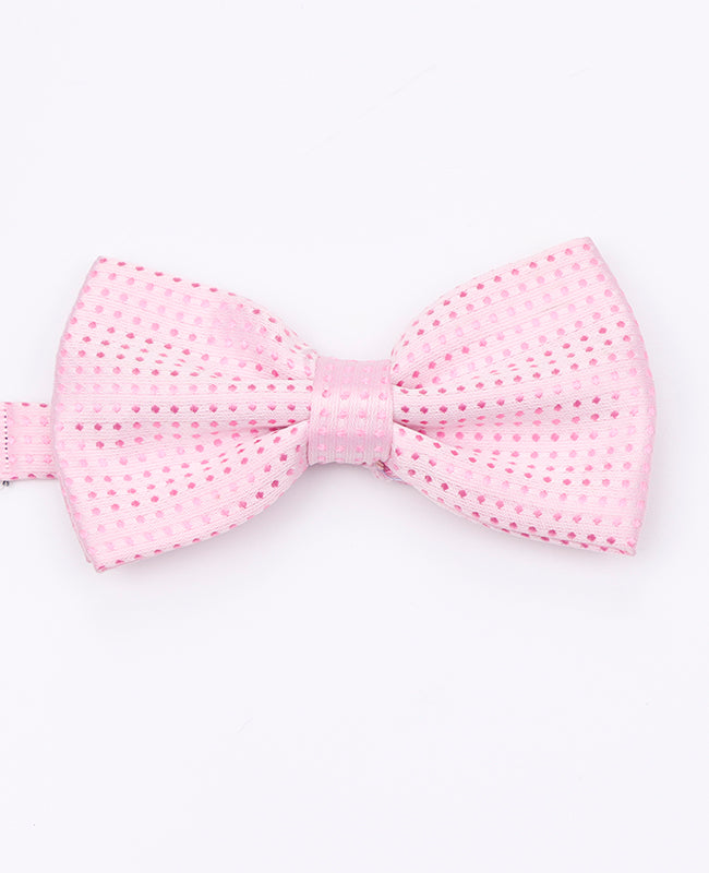 Fliege Rosa n°3 mit Punkten Herren aus Polyester | Louis - Unipap's
