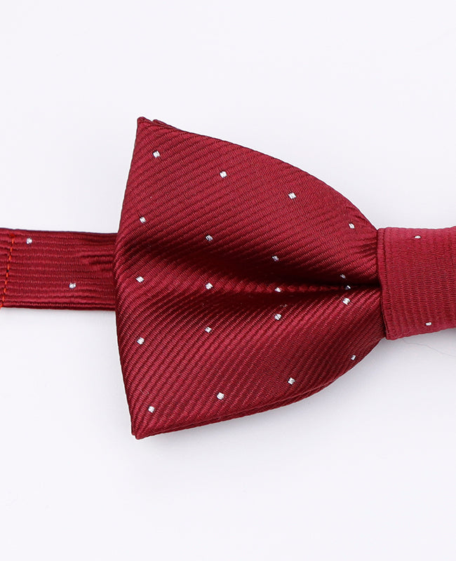 Fliege Rot n°1 mit Punkten Herren Polyester | Georges - Unipap's