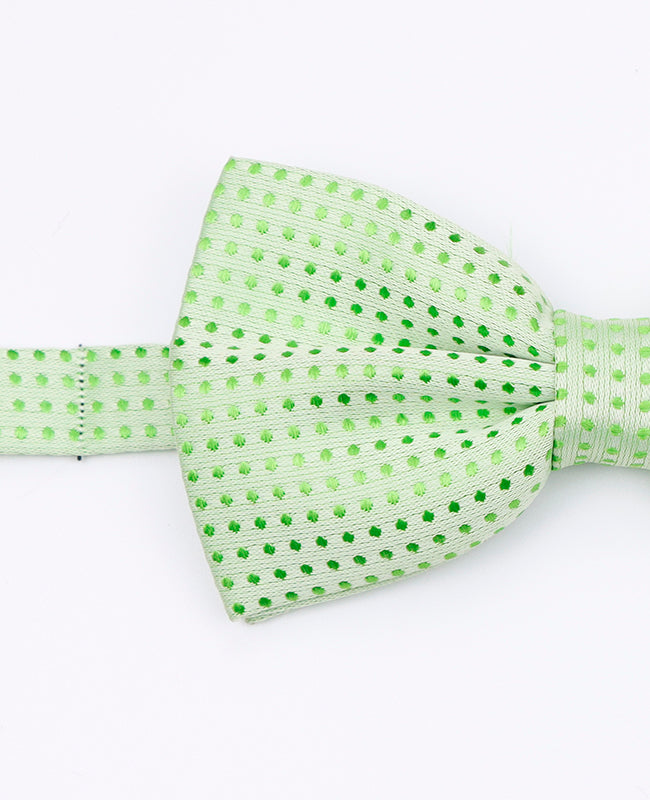 Grüne Fliege mit Punkten für Herren aus Polyester | Louis - Unipap's