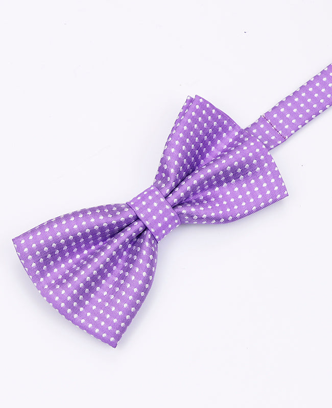 Fliege Violett n°1 mit Punkten für Herren aus Polyester | Louis - Unipap's