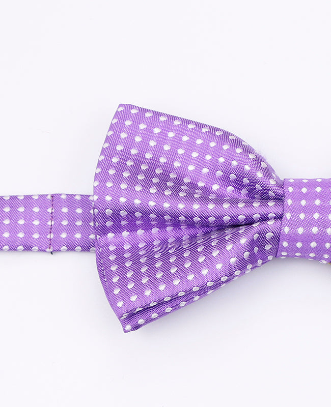 Violette Fliege Nr. 1 mit Punkten für Herren aus Polyester | Louis - Unipap's